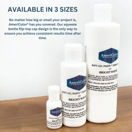 AmeriColor Soft Gel Paste Food Colouring 0.2L Bright White