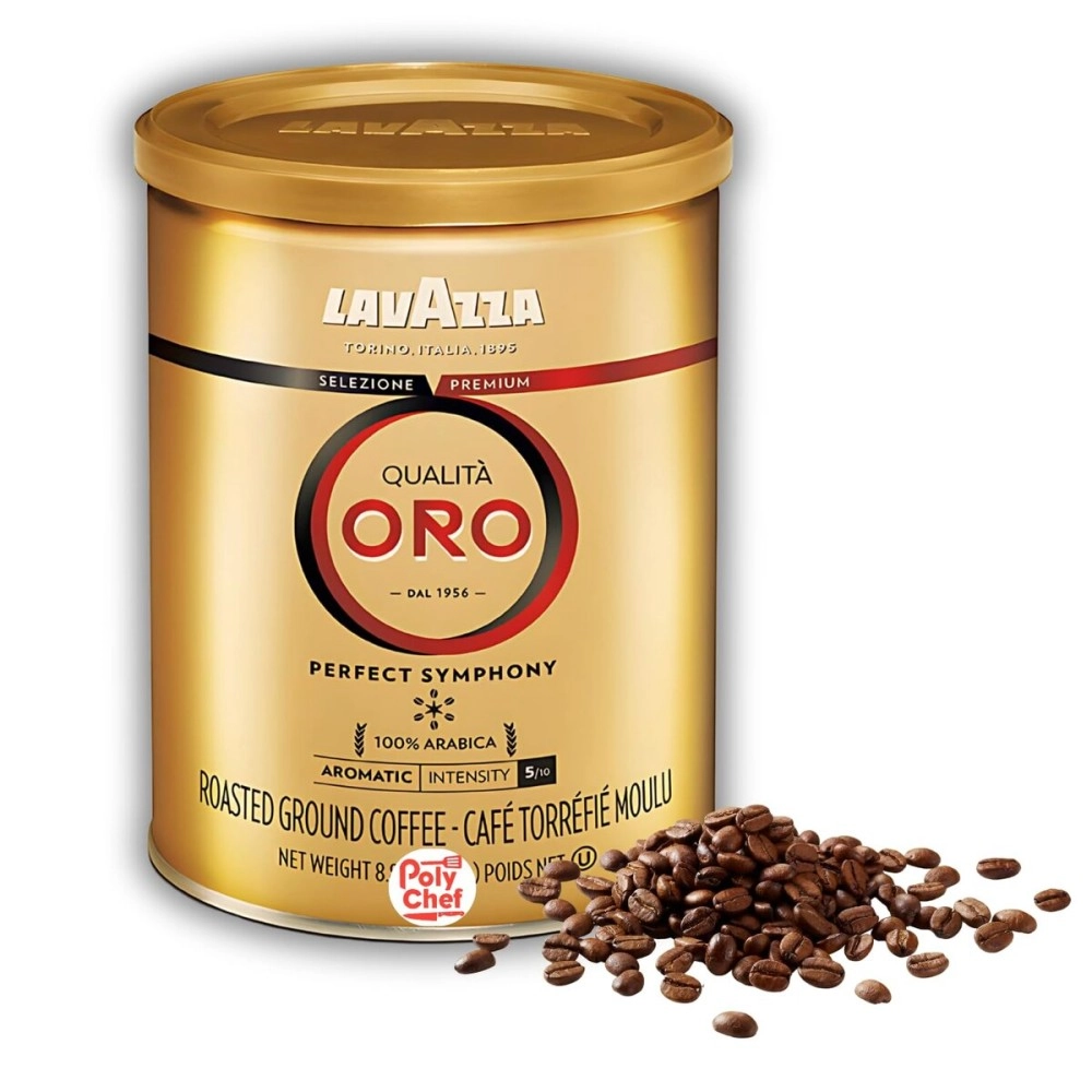 Lavazza Qualita Oro Espresso Ground Coffee, 8.8 oz