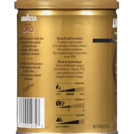 Lavazza Qualita Oro Espresso Ground Coffee, 8.8 oz
