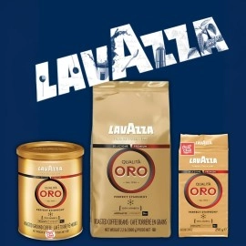 Lavazza Qualita Oro Espresso Ground Coffee, 8.8 oz