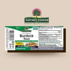 Nature\'s Answer Alcohol Free Burdock Root. 1Oz