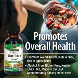 Nature\'s Answer Alcohol Free Burdock Root. 1Oz