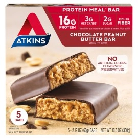 Atkins Protein-Rich Meal Bar Chocolate Peanut Butt..