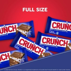 Crunch Nestle Chocolate Single Candy Bars (Pack of 36)