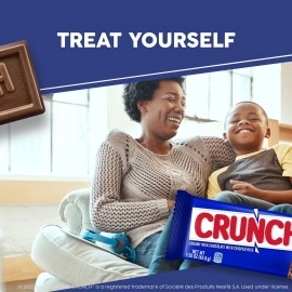 Crunch Nestle Chocolate Single Candy Bars (Pack of 36)