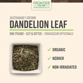 Frontier Co-op Organic Cut & Sifted Dandelion Leaf 1lb