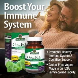 Nature\'s Answer Gotu-Kola Herb Capsules, 90 Count