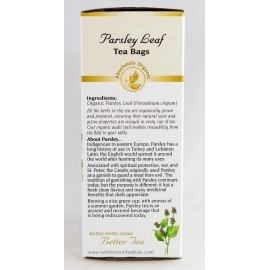 Celebration Herbals Organic Parsley Leaf Tea Caffeine Free, 24 Herbal Bags