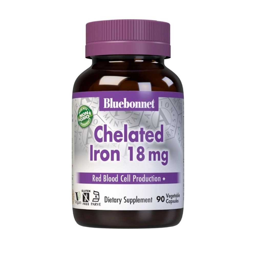 Bluebonnet Nutrition, Albion Chelated Iron 18Mg, 90