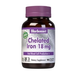 Bluebonnet Nutrition, Albion Chelated Iron 18Mg, 90
