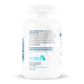 Arches Tinnitus Formulas - Now with Ginkgo Max 26/7 - Natural Treatment for Relief from Ringing Ears - 100 Count Bottle - 25 Day Supply