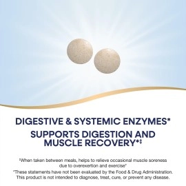 Nature\'s Way Mega-Zyme, Relieves Occasional Muscle Soreness*, 200 Tablets