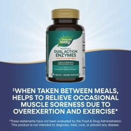 Nature\'s Way Mega-Zyme, Relieves Occasional Muscle Soreness*, 200 Tablets