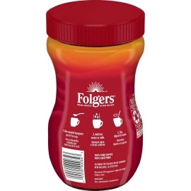 Folgers Classic Roast, Instant Coffee Crystals, 8 oz