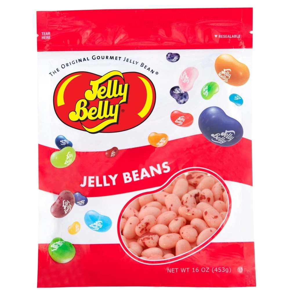 Jelly Belly Strawberry Cheesecake Jelly Beans - 1 Pound (16 Ounces) Resealable Bag - Genuine, Official, Straight from the Source