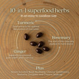 New Chapter Mini Softgels, Multi-Herbal Pain Reliever+ Joint Supplement, Zyflamend 10-in-1 Superfood Blend with Ginger & Turmeric for Healthy Inflammation Response, Mini Soft Gels, 180 Count