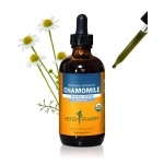 Herb Pharm Certified Organic Chamomile Liquid Extract for Calming Nervous System Support - 4 Ounce