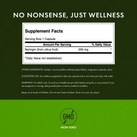 Swanson Herbs Naringin 500Mg 60 Capsules