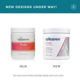 Isagenix Fruits Phytonutrient Drink Mix with Eleuthero Root, Apple, Peach, and More to Complement Diet 270 Grams (30 Servings)