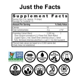 Nature\'s Answer Black Walnut and Wormwood, 1 Ounce each (Value Pack of 2)