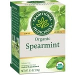 Traditional Medicinals Organic Spearmint Herbal Tea, Healthy & Refreshing, (Pack of 1) - 16 Tea Bags