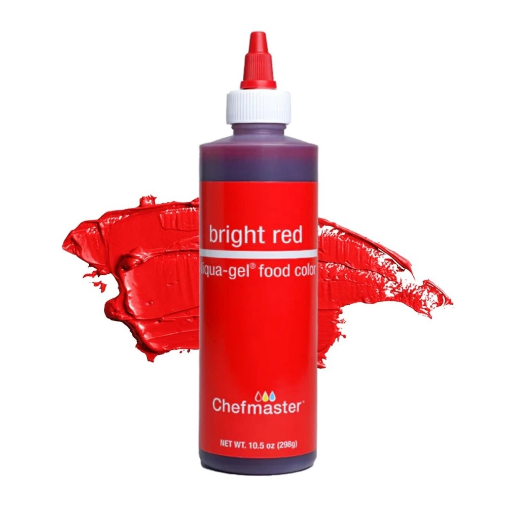 Chefmaster Liqua-Gel Food Color, 10.5-Ounce, Bright Red