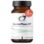 Designs for Health GastroMend HP - Gut Mucosa + Microbial Balance Support Supplement with Mastic Gum, DGL Licorice + \'Vitamin U\' - May Help Occasional Bloating or Upset Stomach (60 Capsules)