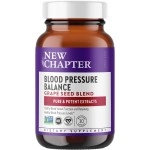 New Chapter Blood Pressure Supplement - Blood Pressure Take Care with Grapeseed + Black Currant + Non-GMO Ingredients for Blood Pressure Support - 30 ct Vegetarian Capsule