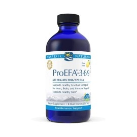 Nordic Naturals ProEFA 3-6-9, Lemon Flavor - 8 oz - 1270 mg Omega-3 - EPA & DHA with Added GLA - Healthy Skin, Cognition, & Positive Mood - Non-GMO - 48 Servings