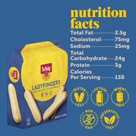 Schr Naturally Gluten-Free Wheat-Free Lady-fingers - 5.3oz