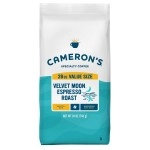 Cameron\'s Coffee Roasted Whole Bean Coffee, Velvet Moon Espresso Roast, 28 Ounce
