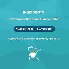 Cameron\'s Coffee Roasted Whole Bean Coffee, Velvet Moon Espresso Roast, 28 Ounce