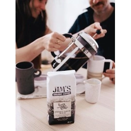 Jim\'s Organic Coffee , Sweet Love Blend , 11 Ounce