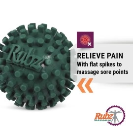 Due North Industrial Foot Rubz Foot Hand & Back Massage Ball, Relief from Plantar Fasciitis, Green