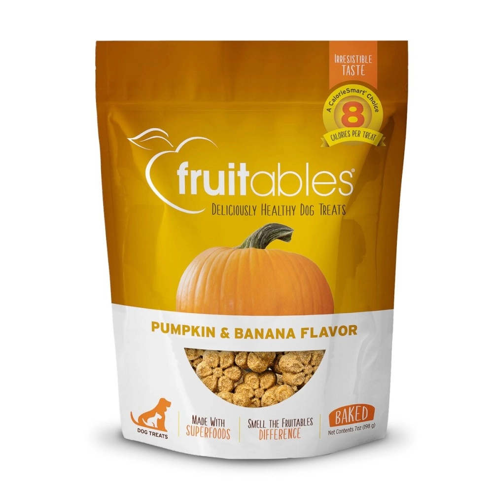 Fruitables Baked Dog Treats Pumpkin And Banana Flavor 198G