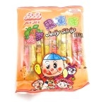 Jinjin Jin Jin - Jelly Strip (Jelly Filled Straws in Assorted Flavors) - Net Wt. 14.7 Oz.