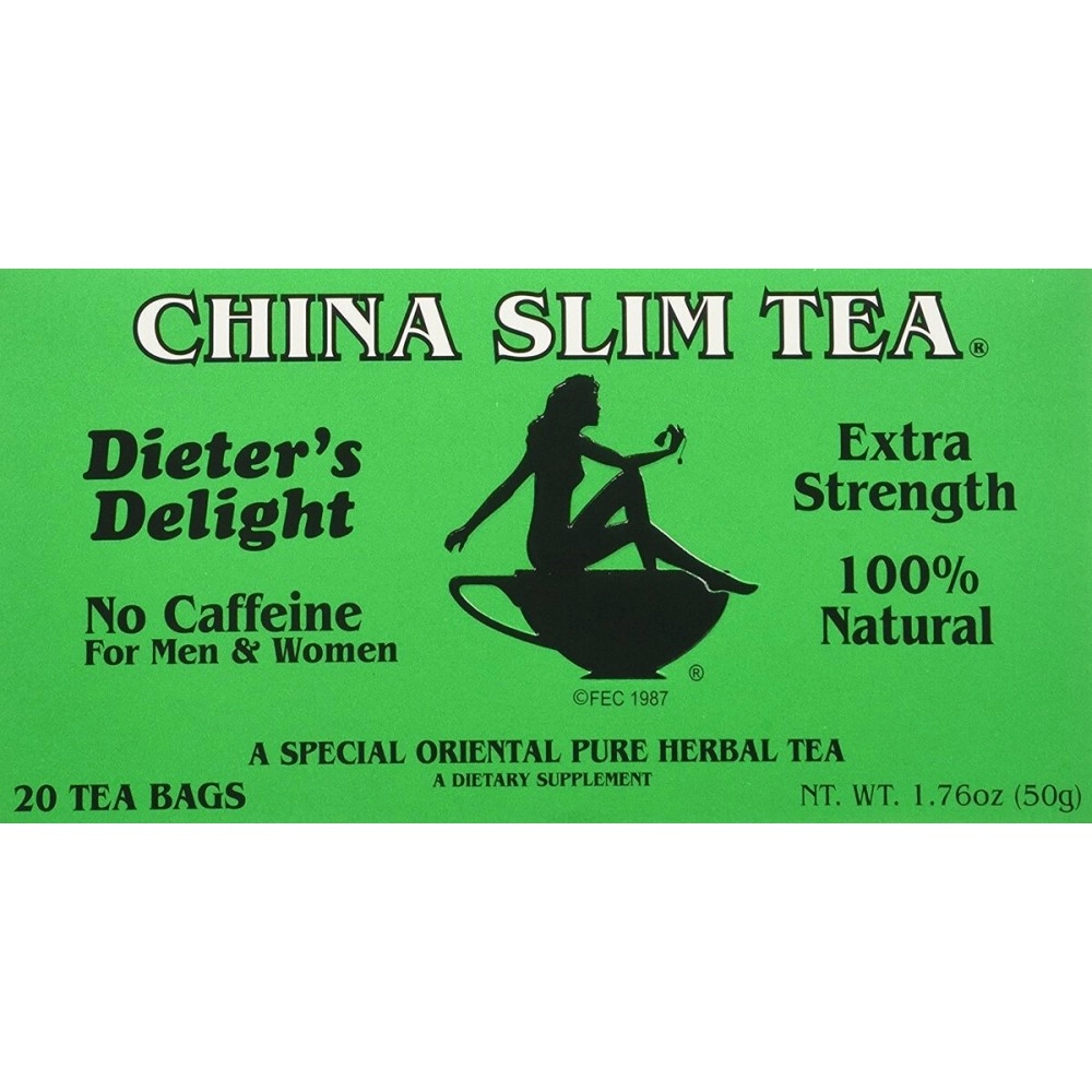 TEAPOT China Slim Tea Extra Strength (20 Teabags)