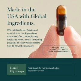 Gaia Herbs Echinacea Goldenseal, Vegan Liquid Capsules, 60 Count - Immune Support & Healthy Inflammatory Response During Seasonal Stress, Organic Echinacea