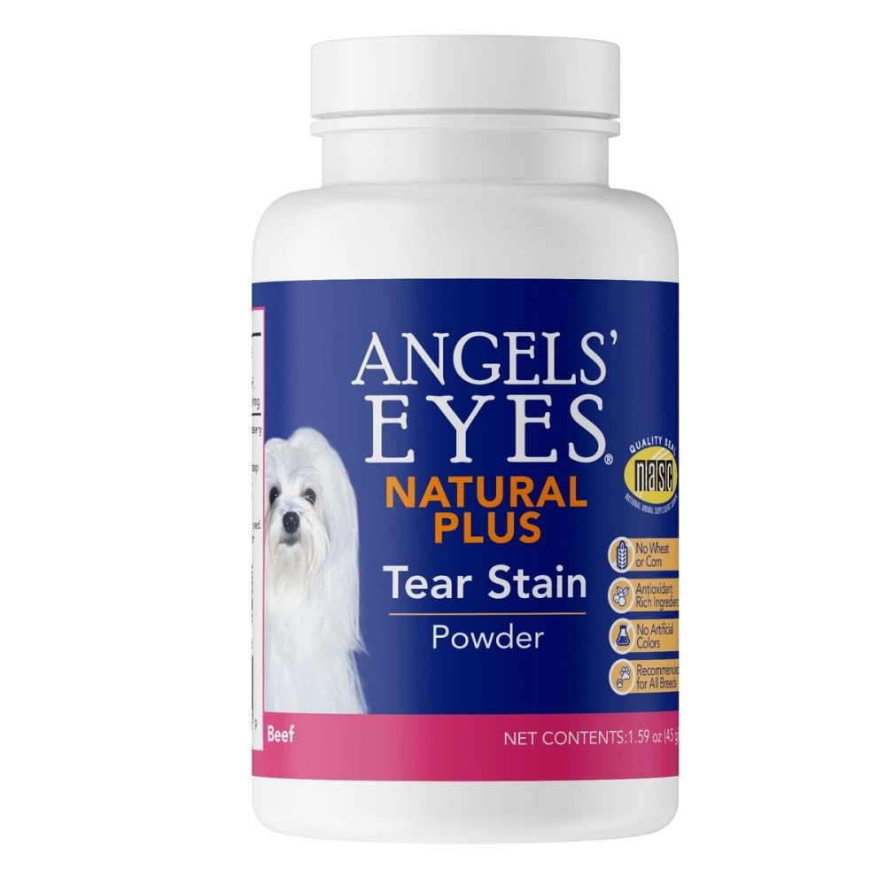 Angels\' Eyes PLUS Dog Tear Stain Remover, Beef 45g
