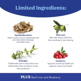 Angels\' Eyes PLUS Dog Tear Stain Remover, Beef 45g