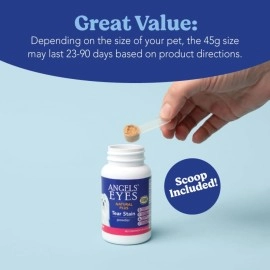 Angels\' Eyes PLUS Dog Tear Stain Remover, Beef 45g