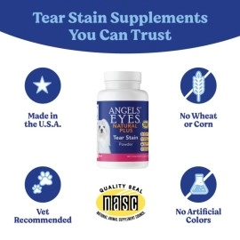 Angels\' Eyes PLUS Dog Tear Stain Remover, Beef 45g