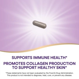 Nature\'s Way Vitamin C 1000 mg with Rose Hips, Per Serving 250 Capsules (Packaging May Vary)