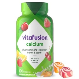 Vitafusion Calcium Gummy Vitamins, 100 Count