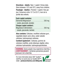 Jamieson Magnesium 250mg 90 Tablets