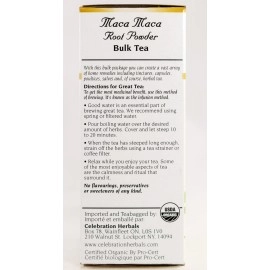 Celebration Herbals Herbal Organic Maca Maca Root Powder Tea - 40 g