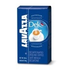 Lavazza Dek Ground Coffee Blend, Decaffeinated Dark Espresso Roast, 8.8-Ounce Bag