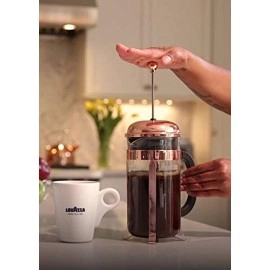 Lavazza Dek Ground Coffee Blend, Decaffeinated Dark Espresso Roast, 8.8-Ounce Bag