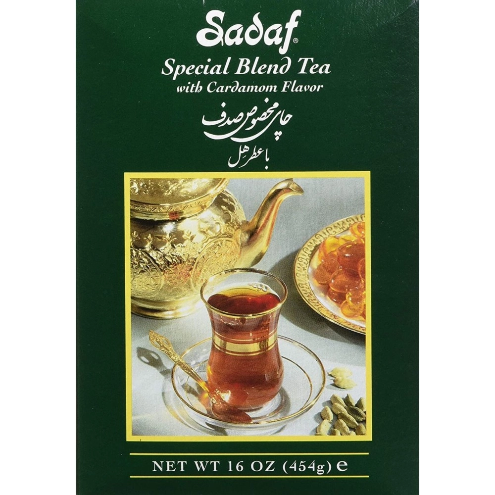 Sadaf Ceylon Tea With Cardamom Flavor 16 Oz