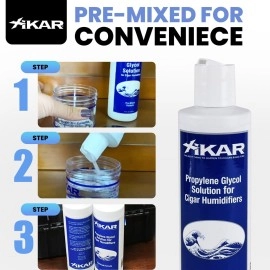 Xikar Cigar Humidor Solution for Humidification, Pre-Mixed, Keeps Humidors at 70% Relative Humidity, 16 Fl Oz. (Pack of 1)